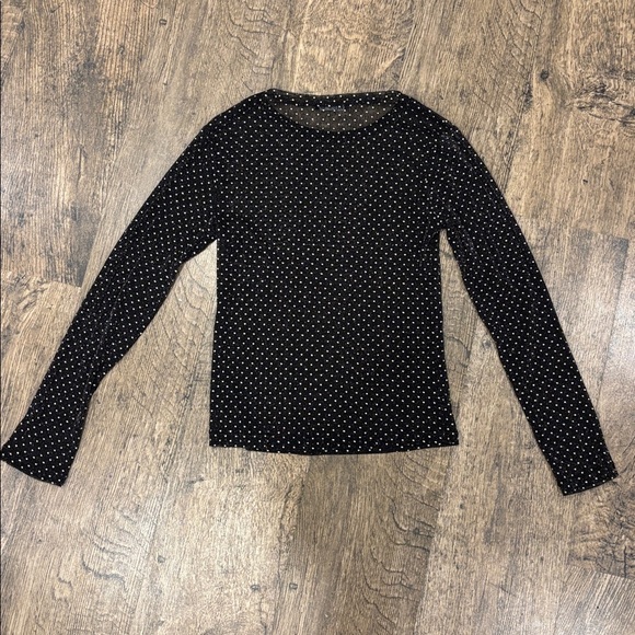 Zara Black Sheer Blouse - Picture 5 of 9